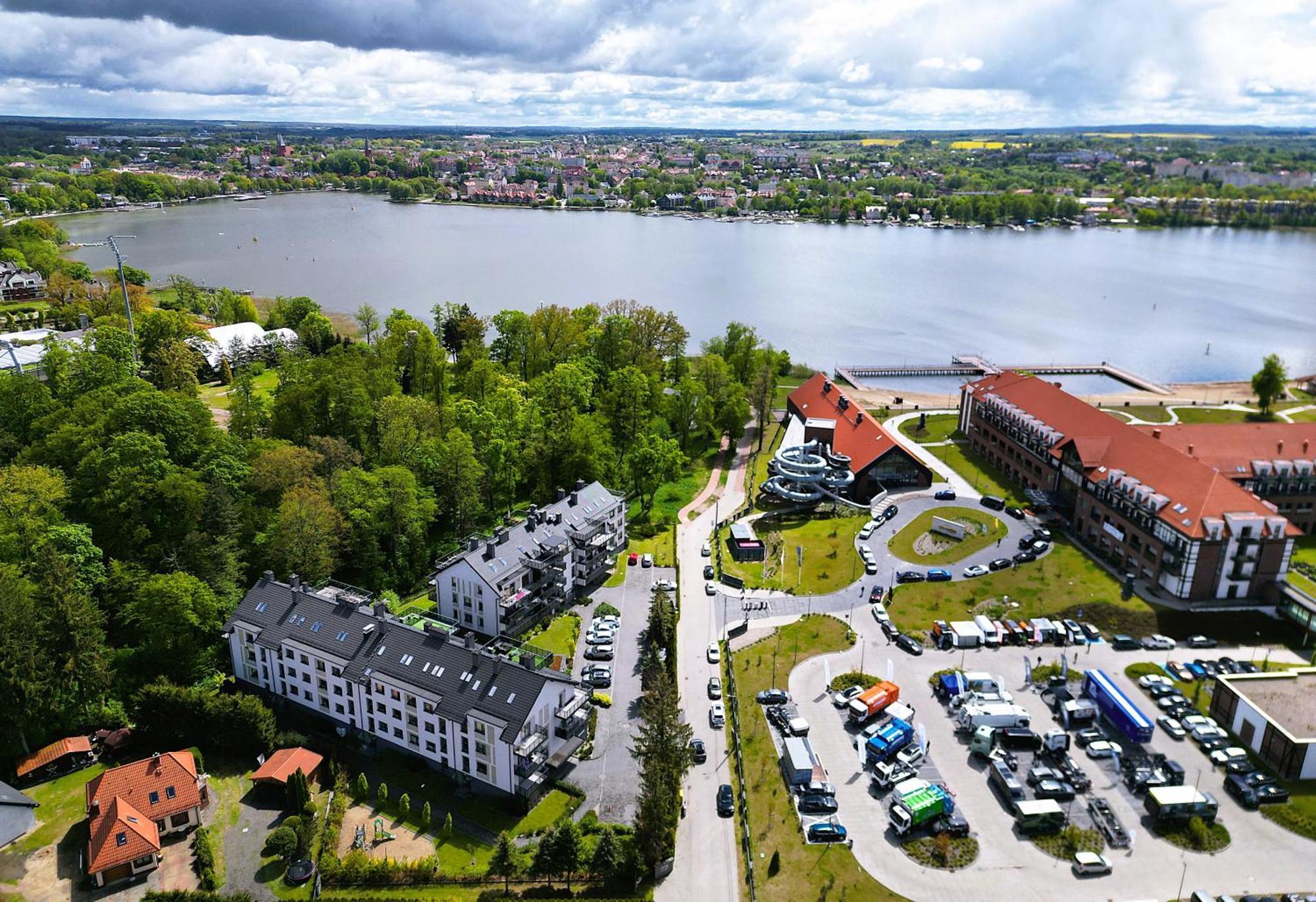 Lake Apart Ostroda - Widok, Przy Plazy, Aquapark, Parking Podziemny, Winda, Netflix מראה חיצוני תמונה
